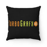 Turbo Grafx 16 Solid Orange Pillow