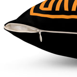 Turbo Grafx 16 Solid Orange Pillow