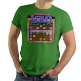 Adventures of Lolo - Video Game Pixel T-Shirts & Retro Gaming Tees! NES, Nintendo, Nintendo Shirts, Pixel, 8-Bit, 80s, 1980s, 1990s, 90s, Retro, Gamer, Lolo, Princess Lala, King Egger, 1989, 1980s, Eggerland, Castle, Puzzle Action, Super Mario Bros, Kari LikeLikes, Men, Women, Tank, Long Sleeved