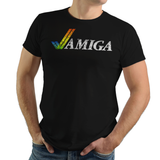 Amiga - Video Game Pixel T-Shirts & Retro Gaming Tees! - Amiga, PC, 1985, 80s, 1980s, 32-Bit, 16-Bit, Commodore, AmigaOS, Mouse, Keyboard, Men, Women, Kids, Clothes, Tees