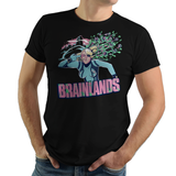 Brainlands - Video Game Pixel T-Shirts & Retro Gaming Tees! - Claptrap, Borderlands, Psycho, Bandit, Crazy, Gun, Finger Gun, Badass, Mashup, Super Metroid, Samus Aran, SNES, Nintendo, Nintendo T-Shirts, Prime, Smash Bros, Super Nintendo, Sexy, Blue, Men, Women, Kids, Clothes, Tees