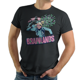Brainlands - Video Game Pixel T-Shirts & Retro Gaming Tees! - Claptrap, Borderlands, Psycho, Bandit, Crazy, Gun, Finger Gun, Badass, Mashup, Super Metroid, Samus Aran, SNES, Nintendo, Nintendo T-Shirts, Prime, Smash Bros, Super Nintendo, Sexy, Blue, Men, Women, Kids, Clothes, Tees