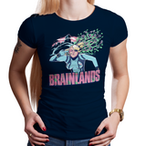 Brainlands - Video Game Pixel T-Shirts & Retro Gaming Tees! - Claptrap, Borderlands, Psycho, Bandit, Crazy, Gun, Finger Gun, Badass, Mashup, Super Metroid, Samus Aran, SNES, Nintendo, Nintendo T-Shirts, Prime, Smash Bros, Super Nintendo, Sexy, Blue, Men, Women, Kids, Clothes, Tees