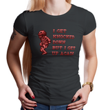Castle Red Skeleton - Video Game Pixel T-Shirts & Retro Gaming Tees! Gamer, Nes, Nintendo, 80s, Pixel, 8-Bit, Mashup, Castlevania, Simon, Vampire Killer, Dracula, 1986, Chumbawamba, Tubthumping, Music, I Get Knocked Down But I Get Up Again, Kari LikeLikes, Women, Men, Kids, Cotton, Tank, Long Sleeved, Shirt