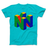 64 Logo On Aqua