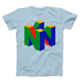 64 Logo On Aqua