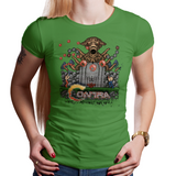 Contra - Video Game Pixel T-Shirts & Retro Gaming Tees! Contra, Konami Code, 1987, Shooter, Gamer, Classic, Bill, Lance, Red Falcon Organization, Gamer, Run and Gun, Box Art, NES, Nintendo, Title Screen, Start Screen, Pixel, Kari LikeLikes, Women, Men, Kids, Cotton, Tank, Long Sleeved, Shirt