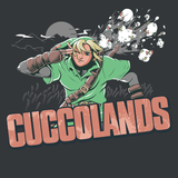 Cuccolands - Video Game Pixel T-Shirts & Retro Gaming Tees! - Claptrap, Borderlands, Psycho, Bandit, Crazy, Gun, Finger Gun, Badass, Mashup, TLOZ, Zelda, The Legend of Zelda, Link, OOT, BOTW, Chicken, Cucco, Breath of The Wild, Switch, Majoras Mask, Men, Women, Kids, Clothes, Tees