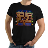 Dig Dug - Video Game Pixel T-Shirts & Retro Gaming Tees! NES, Nintendo, Nintendo Shirts, Pixel, 8-Bit, 80s, 1980s, 1990s, 90s, Retro, Pixel Retro, Dig Dug, Namco, Maze, Taizo Hori, Pookas, Fygars, Galaga, Mr Driller, 1982, Kari LikeLikes, Women, Men, Kids, Cotton, Tank, Long Sleeved, Shirt