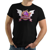 Dragon Rescuer - Retro and Pixel Video Game T-shirts -  Tank, Long Sleeved, Fit, Gamer, Mash Up, Spyro, Dragon, Rescue, Cute, Adorable, 1988, Reignited, Sparx, Eggs, Gems, PS1, 16-Bit, Mashup, Pixel, Wings, Scales, Retro, 90s, 1990s, PS1, Insomniac, Gems, Sparx, Eggs, Men, Women, Kids, Tees, Clothes