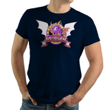 Dragon Rescuer - Retro and Pixel Video Game T-shirts -  Tank, Long Sleeved, Fit, Gamer, Mash Up, Spyro, Dragon, Rescue, Cute, Adorable, 1988, Reignited, Sparx, Eggs, Gems, PS1, 16-Bit, Mashup, Pixel, Wings, Scales, Retro, 90s, 1990s, PS1, Insomniac, Gems, Sparx, Eggs, Men, Women, Kids, Tees, Clothes