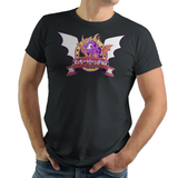 Dragon Rescuer - Retro and Pixel Video Game T-shirts -  Tank, Long Sleeved, Fit, Gamer, Mash Up, Spyro, Dragon, Rescue, Cute, Adorable, 1988, Reignited, Sparx, Eggs, Gems, PS1, 16-Bit, Mashup, Pixel, Wings, Scales, Retro, 90s, 1990s, PS1, Insomniac, Gems, Sparx, Eggs, Men, Women, Kids, Tees, Clothes