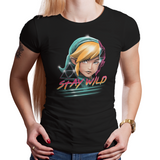 Stay Wild - Retro and Pixel Video Game T-shirts - Zelda, Legend of Zelda, TLOZ, Ganon, Hyrule, Princess Zelda, A Link to the Past, Ocarina of Time, The Wind Waker, Twilight Princess, Skyward Sword, BOTW, Breath of the Wild, SNES, NES, Nintendo, Switch, N64, Nintendo 64, Wild, Triforce, Retro Wave, Nerd, Gamer, Geek,