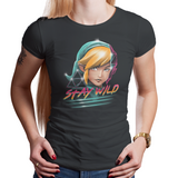 Stay Wild - Retro and Pixel Video Game T-shirts - Zelda, Legend of Zelda, TLOZ, Ganon, Hyrule, Princess Zelda, A Link to the Past, Ocarina of Time, The Wind Waker, Twilight Princess, Skyward Sword, BOTW, Breath of the Wild, SNES, NES, Nintendo, Switch, N64, Nintendo 64, Wild, Triforce, Retro Wave, Nerd, Gamer, Geek,