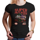 Super Mutagen Bros - Retro and Pixel Video Game T-shirts - Nintendo, NES, Super Mario, Mario 3, Box Art, SMW, Super Mario World, Bowser, Gamer, Mario Bros, Mash Up, Ninja Turtles, Shredder, Rhinoceros, Warthog, TMNT, Bebop, Rocksteady, TMNT2, Turtles, Men, Women, Bad Guy