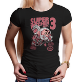 Super Witcher Bros - Retro and Pixel Video Game T-shirts - Nintendo, NES, Super Mario, Mario 3, Box Art, SMW, Super Mario World, Bowser, Gamer, Mario Bros, Mash Up, Geralt, Witcher 3, RPG, Wild Hunt, Adventure, Open World, Rivia, Monster Hunter, Men, Women, Kids, Tees, Clothes