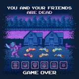 Friday the 13th - Video Game Pixel T-Shirts & Retro Gaming Tees! Gamer, Nes, Nintendo, 80s, Pixel, 8-Bit, Mashup, Friday The 13th, Jason Vorhees, 1989, Horror, Classic, Camp, Crystal Lake, Counselor, Killer, Maniac, Movie, Film, Slasher, Kari LikeLikes, Cult Horror, Game Horror, Blood, Killing, Freddy, Nightmare on Elm Street, Women, Men, Kids, Cotton, Tank, Long Sleeved, Shirt