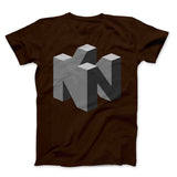 64 Logo Gray On Black