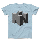 64 Logo Gray On Aqua