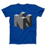 64 Logo Gray On Aqua