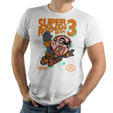 PixelRetro is your best destination for Video Game T-Shirts for Men and Women. Unisex Tee with a great fit. Gordon Freeman from Half Life 2 in his best Mash up on a White T-Shirt. Smashed into a Super Mario Bros 3 Box Art design with Steam and Source Engine. Part of the NES, Nintendo for a unique look. Online shop only. Soft, durable and high quality cotton. Art By Angdzu.
