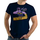Infinitelands - Video Game Pixel T-Shirts & Retro Gaming Tees! - Claptrap, Borderlands, Psycho, Bandit, Crazy, Gun, Finger Gun, Badass, Mashup, Space, Sci-Fi, Science Fiction, Comic, Superhero, Titan, Space, Infinity, Gems, Stones, Gauntlet, Infinite, Men, Women, Kids, Clothes, Tees