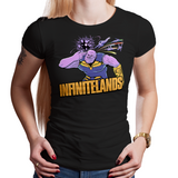 Infinitelands - Video Game Pixel T-Shirts & Retro Gaming Tees! - Claptrap, Borderlands, Psycho, Bandit, Crazy, Gun, Finger Gun, Badass, Mashup, Space, Sci-Fi, Science Fiction, Comic, Superhero, Titan, Space, Infinity, Gems, Stones, Gauntlet, Infinite, Men, Women, Kids, Clothes, Tees