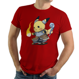 Korramon - Retro and Pixel Video Game T-shirts - Pokemon, Pikachu, Cute, Adorable, Blue, 1996, 2004  PokeBall, Nintendo, Blue, Red, T-Shirts, Game Boy, Switch, Geek, Nerd, Pokeball, Water, Earth, Fire, Aang, Avatar The Last AirBender