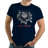 Pew Pew Yaga - Retro and Pixel Video Game T-shirts - Vintage, Cartoon Style, 1930s, Cuphead, The Devil, Run and Gun, Shooter, Gamer, Animation, Xbox, Mug. John Wick, Baby Yaga, Film, Action, Movie, Keanu Reeves, Poster, John Wick, Mugman, Action, Film, Movie Poster, Guns, Women, Men, Kids