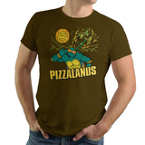 Pizzalands - Video Game Pixel T-Shirts & Retro Gaming Tees! Borderlands, Mashup, Claptrap, Box Art, FPS, Shooter, Bandits, Psycho, Badass, TMNT, Ninja Turtles, Michelangelo, Mikey, Pizza, Leonardo, Donatello, Raphael, Cowabunga, Splinter, Shredder, Green, Men, Women, Kids, Clothes, Tees