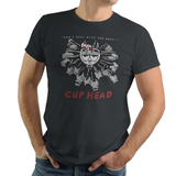 Pew Pew Yaga - Retro and Pixel Video Game T-shirts - Vintage, Cartoon Style, 1930s, Cuphead, The Devil, Run and Gun, Shooter, Gamer, Animation, Xbox, Mug. John Wick, Baby Yaga, Film, Action, Movie, Keanu Reeves, Poster, John Wick, Mugman, Action, Film, Movie Poster, Guns, Women, Men, Kids