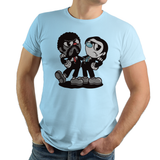 Pulp Head - Video Game Pixel T-Shirts & Retro Gaming Tees! Pulp Fiction, Movie, 90s, Jules, Vincent Vega, Movie, Film, Mashup Cuphead, Xbox, Mugman, Shooter, Xbox, The Devil, Gamer, Cartoon, 1930s, Say What Again, 