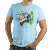Super Rickguy - Retro and Pixel Video Game T-shirts - Science Fiction, Rick Sanchez, Mr Meeseeks, Sci-Fi, Scwifty, Pickle Rick, Scientist, Gaming, Existence , Rick and Morty, Cartoon, Mashup, Super Mario, Bomb, Funny, Animation, Nintendo, Multiverse, Pain, Run