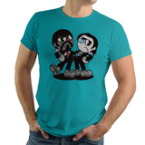 Pulp Head - Video Game Pixel T-Shirts & Retro Gaming Tees! Pulp Fiction, Movie, 90s, Jules, Vincent Vega, Movie, Film, Mashup Cuphead, Xbox, Mugman, Shooter, Xbox, The Devil, Gamer, Cartoon, 1930s, Say What Again, 