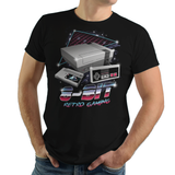 8-Bit Retro Gaming - Retro Wave, Black, Geek, Nerd, Birthday Gift, NES, Nintendo, 1985, Japan, Japanese, Mario Bros, Super Mario, Princess, Bowser, Punch Out, Final Fantasy, Metroid, Samus Aran, Contra, 8Bit, Duck Hunt, TMNT, Friday the 13th, Tetris