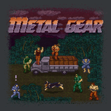 Metal Gear - Video Game Pixel T-Shirts & Retro Gaming Tees! NES, Nintendo, Nintendo Shirts, Pixel, 8-Bit, 80s, 1980s, 1990s, 90s, Retro, Gamer, Metal Gear, Metal Gear Solid, Solid Snake, 1987, 1980s, Action Adventure, Hideo Kojima, Fox Hound, Big Boss, Outer Heaven, Grey Fox, Konami, Phantom Pain, Twin Snakes, Kari LikeLikes, Men, Women, Tank, Long Sleeved