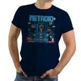 Metroid - Video Game Pixel T-Shirts & Retro Gaming Tees! Gamer, NES, Nintendo, Nintendo Shirts, Pixel, 8-Bit, 80s, 1980s, 1990s, 90s, Retro, Gamer, Metroid, Samus Aran, Varia Suit, Space Pirates, Kraid, Ridley, Mother Brain, 1986, 1980s, Action Adventure, Morph Ball, Screw Attack, Bounty Hunter, Super Metroid, Metroid Prime, Kari LikeLikes, Men, Women, Tank, Long Sleeved