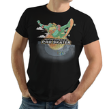 PixelRetro is your best destination for Video Game T-Shirts for Men and Women. Unisex Tee with a great fit. Michelangel’s Pro Skater, Tony Hawk, Ninja Turtle Mashup on a Black T-Shirt. TMNT Mikey Skater from Skateboard for PS1, PS2 with a unique look. Tony Hawk’s Pro Skater. Online shop only. Soft, durable and high quality cotton. Art By Angdzu.