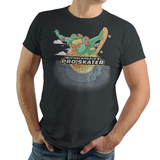 PixelRetro is your best destination for Video Game T-Shirts for Men and Women. Unisex Tee with a great fit. Michelangel’s Pro Skater, Tony Hawk, Ninja Turtle Mashup on a Grey T-Shirt. TMNT Mikey Skater from Skateboard for PS1, PS2 with a unique look. Tony Hawk’s Pro Skater. Online shop only. Soft, durable and high quality cotton. Art By Angdzu.