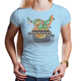 Shop like a gamer. PixelRetro is your best destination for Video Game T-Shirts for Women. Michelangel’s Pro Skater, Tony Hawk, Ninja Turtle Mashup on a Light Blue Fit, Women’s Fitted T-Shirt. TMNT Mikey Skater from Skateboard for PS1, PS2 with a unique look. Tony Hawk’s Pro Skater. Online shop only. Soft, durable and high quality cotton. Art By Angdzu.