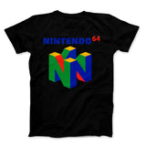 64 Logo With Text On Black