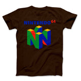 64 Logo With Text On Black