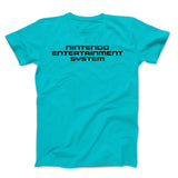 Nes Text Black on Blue
