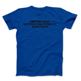 Nes Text Black on Blue