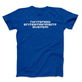 NES Text White on Blue