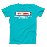 NES Logo White Text on Blue