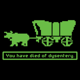 Oregon Invaders - Video Game Pixel T-Shirts & Retro Gaming Tees! Dysentery , Oregon Trail, Hunt, Ox, Wagon, 1971, PC, Original, Learning Game, History Lesson, Travel, Banker, Pixel, Sprite, Old School, Fort, America, Indian, Gold Rush, West, Men, Women, Kids, Clothes, Tees
