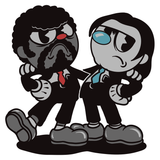 Pulp Head - Video Game Pixel T-Shirts & Retro Gaming Tees! Pulp Fiction, Movie, 90s, Jules, Vincent Vega, Movie, Film, Mashup Cuphead, Xbox, Mugman, Shooter, Xbox, The Devil, Gamer, Cartoon, 1930s, Say What Again, 
