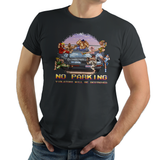 No Parking - Video Game Pixel T-Shirts & Retro Gaming Tees! Gamer, Street Fighter II, No Parking, Violator, Ken, Ryu, Sagat, Chun Li, Car, Destroy, Capcom, Fighting, Fighter, SNES, Arcade, Cammy, M Bison, Guile, Blanka, 1991, 1990s, Kari LikeLikes, Women, Men, Kids, Cotton, Tank, Long Sleeved, Shirt