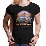 No Parking - Video Game Pixel T-Shirts & Retro Gaming Tees! Gamer, Street Fighter II, No Parking, Violator, Ken, Ryu, Sagat, Chun Li, Car, Destroy, Capcom, Fighting, Fighter, SNES, Arcade, Cammy, M Bison, Guile, Blanka, 1991, 1990s, Kari LikeLikes, Women, Men, Kids, Cotton, Tank, Long Sleeved, Shirt
